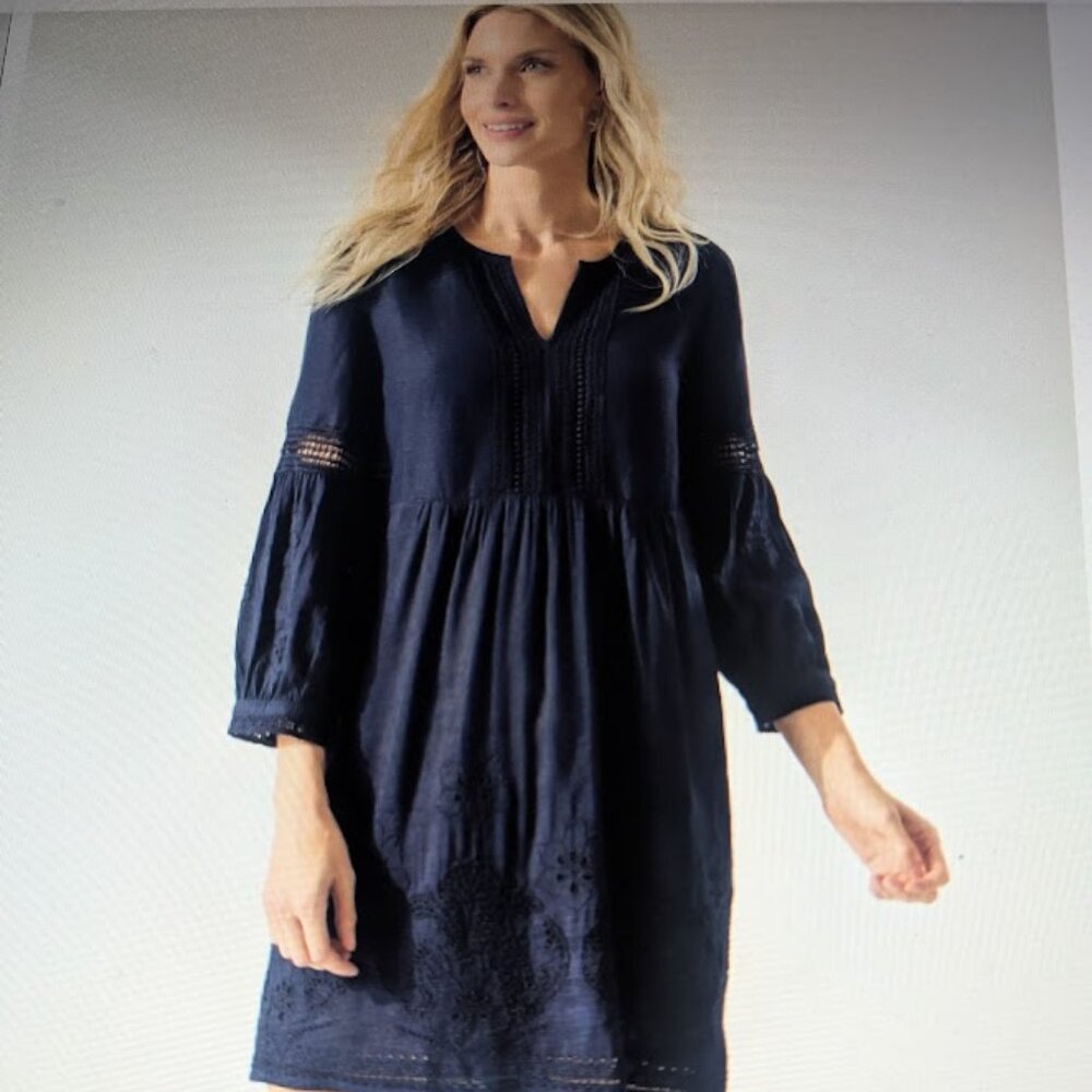 Tommy Bahama Linen and Viscose Dress Size XXS